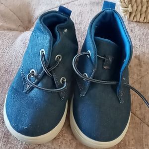 Kids blue Carter high tops